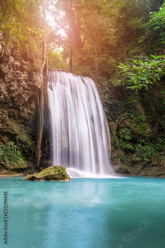 Erawan waterfall in Kanchanaburi, Thailand