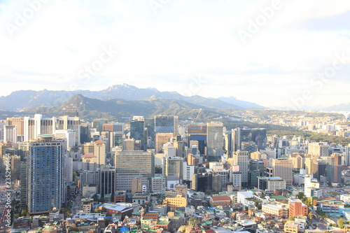 The Skyline of Seoul  Capital of South Korea