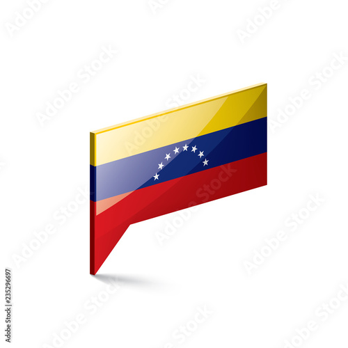 Venezuela flag, vector illustration on a white background Free Download Venezuela flag, vector illustration on a white background - GFXLoad
