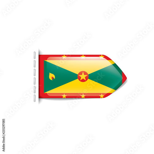 Free Download Grenada flag, vector illustration on a white background - GFXLoad
