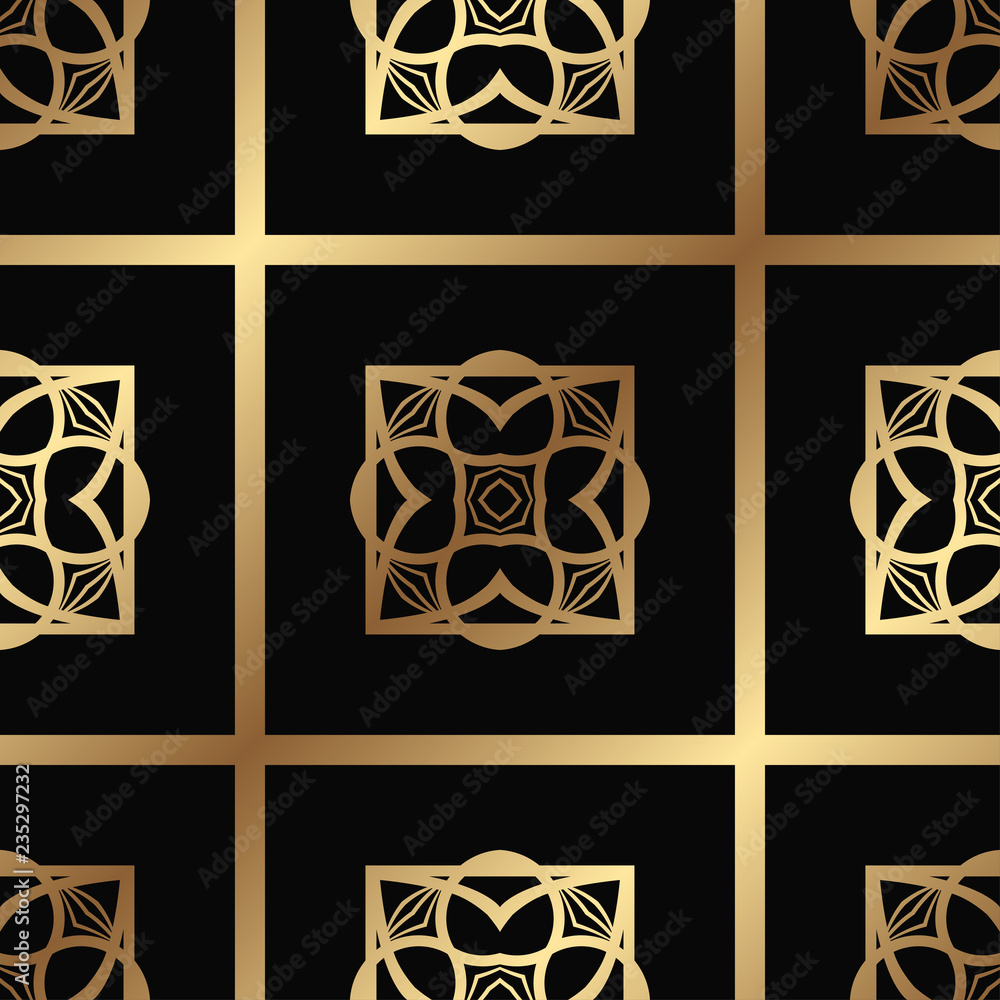 Fototapeta premium Art Deco Seamless Pattern