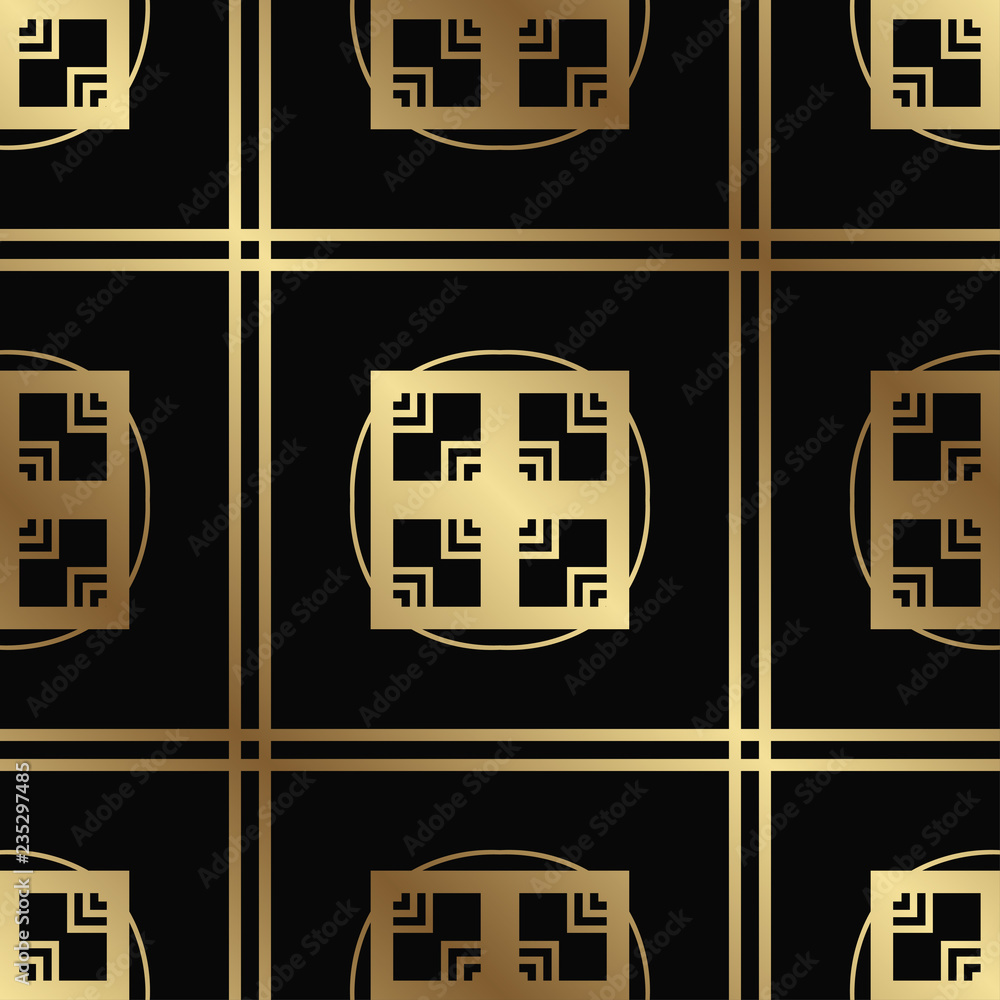 Obraz premium Art Deco Seamless Pattern
