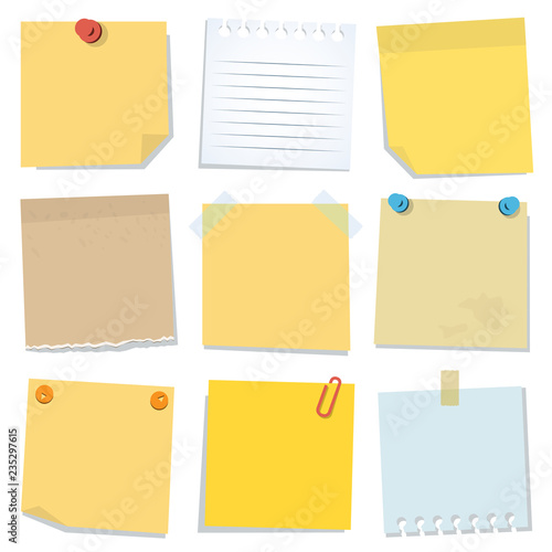 Wallpaper Mural Collectionn of paper stickers, cartoon flat style Torontodigital.ca