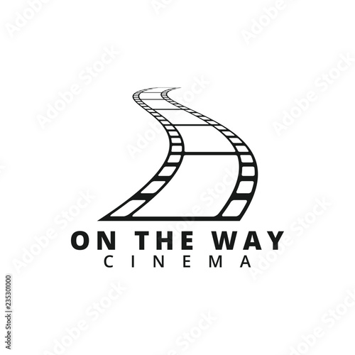Film roll graphic design template vector illustration