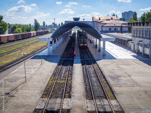 Chishinau train station from above.
