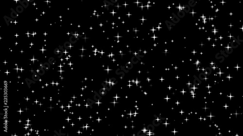 星 キラキラ 背景 粒 光 黄色