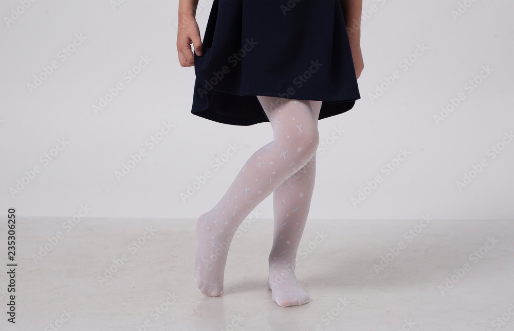Young Teen Girl Pantyhose Legs