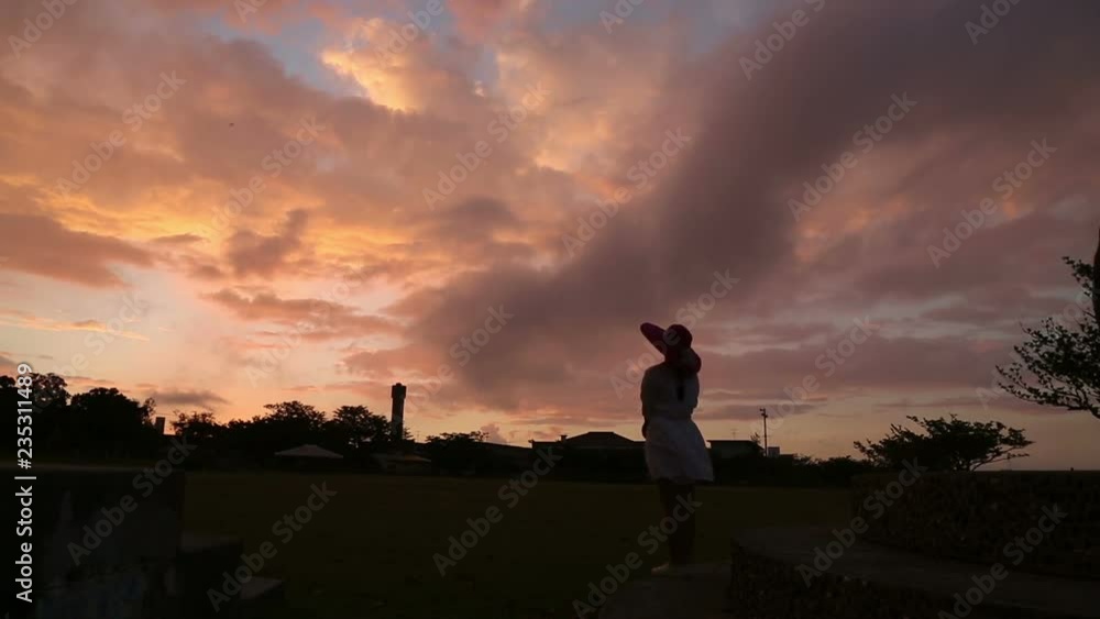 the shadow of a girl in sunset the shadow of a girl in sunset