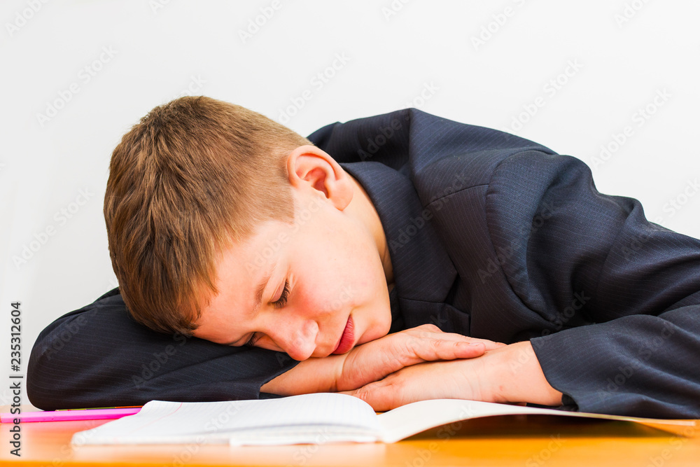 boy fell asleep during homework lesson boy fell asleep during homework lesson