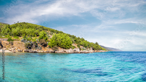 Panorama of dalmatian seashore, Croatia
