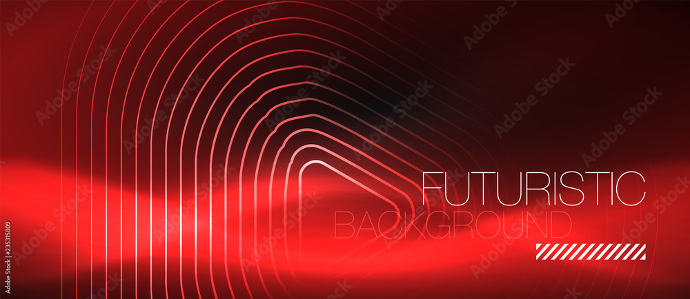 Dark black abstract background with neon colors and lines Dark black abstract background with neon colors and lines