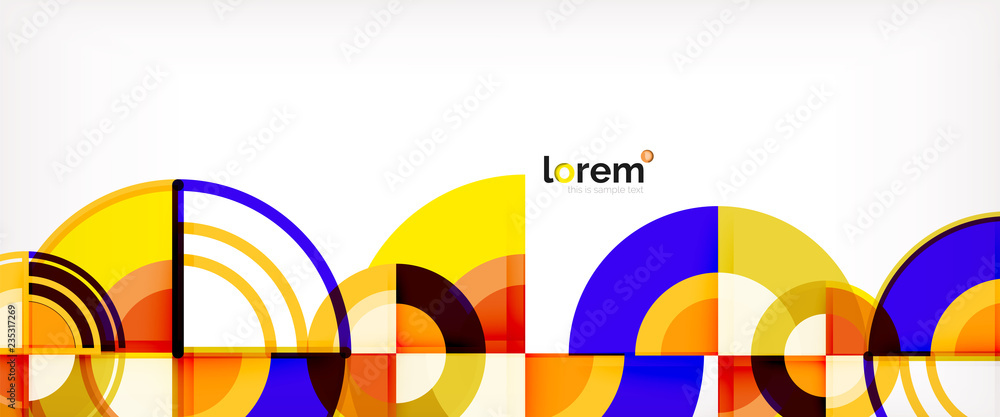 Obraz premium Modern geometric abstract background