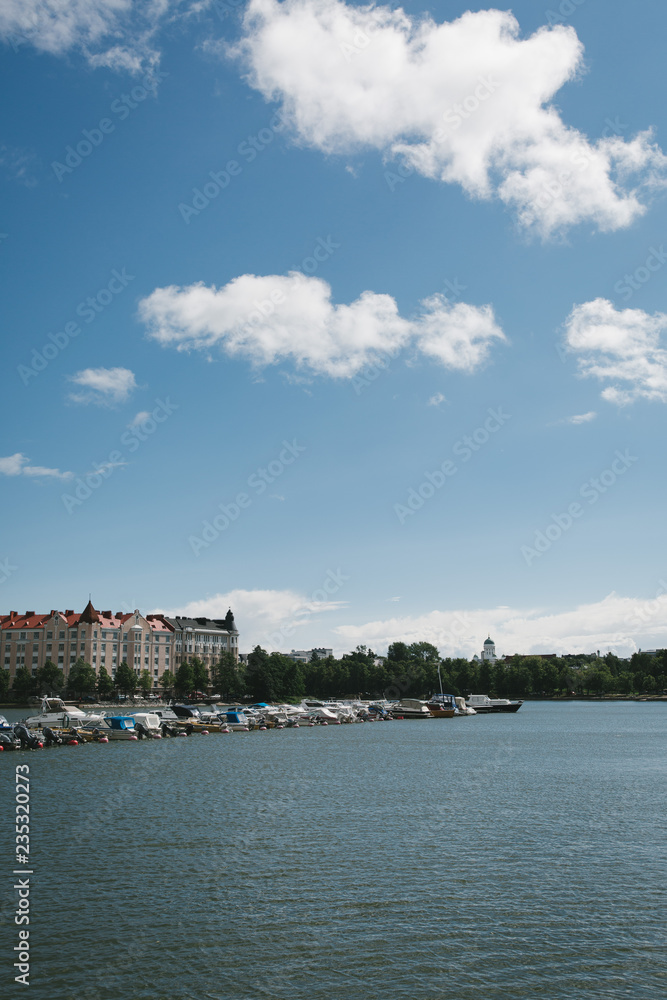 The Stockholm Harbour in Summer
