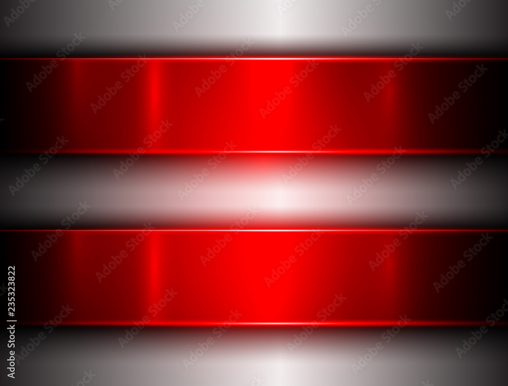 Metallic background, elegant silver red Metallic background, elegant silver red