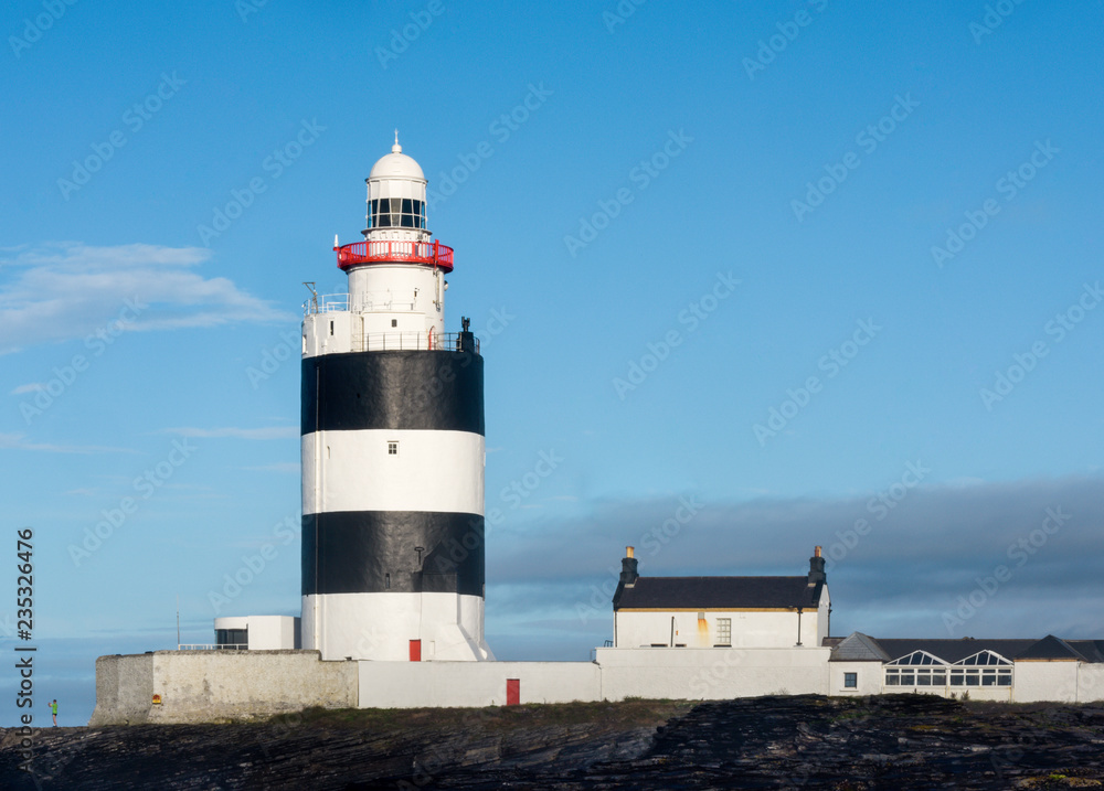 Closeup of Hook Lighthouse, County Wexford, Ireland