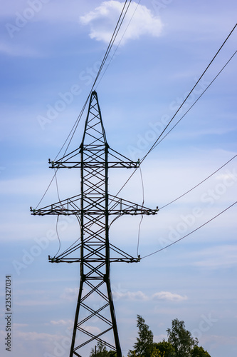 Electric High Voltage Power Post