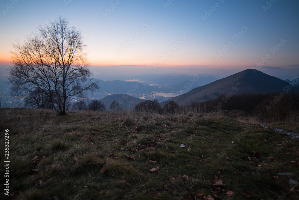 Sunset at Valcava