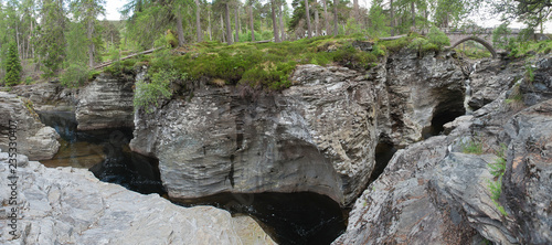 Linn of Dee, Scotland, panoramic view