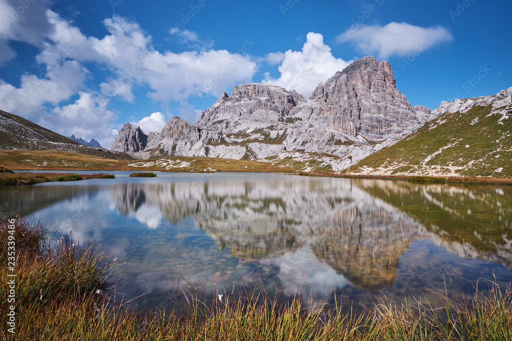 Obraz premium Lagos Dolomitas Alpes Italia