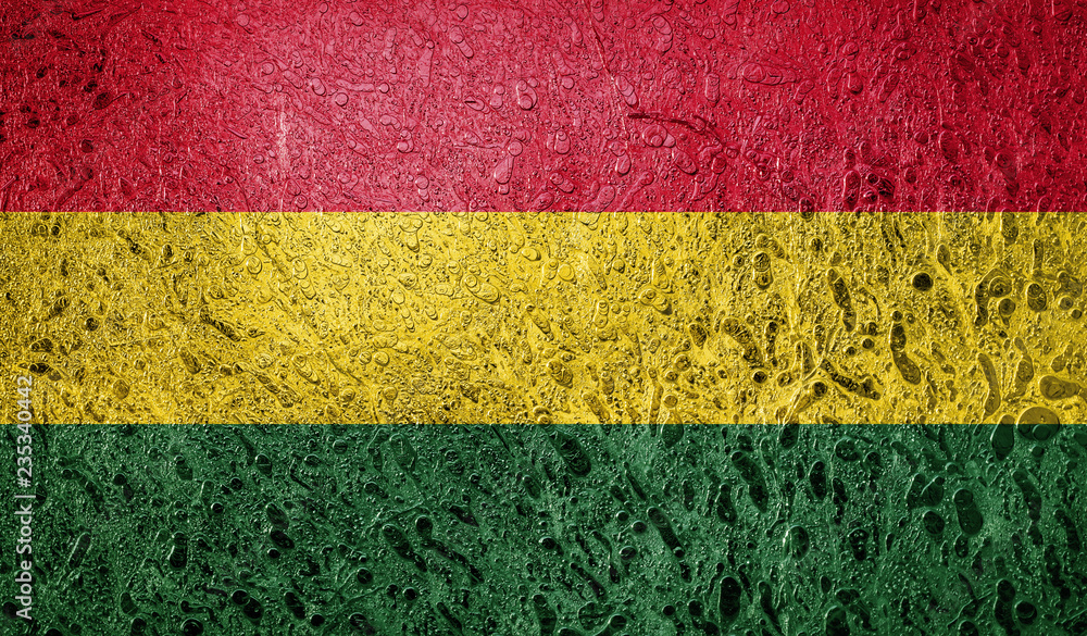 Abstract flag of Bolivia