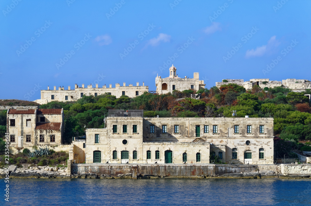 Former hospital of Manoel fort. Manoel island between Sliema and Valletta on Malta