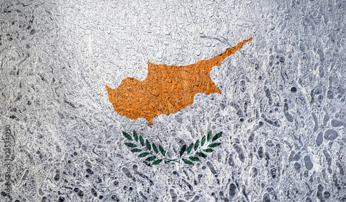 Abstract flag of Cyprus