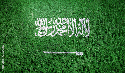 Abstract flag of Saudi Arabia