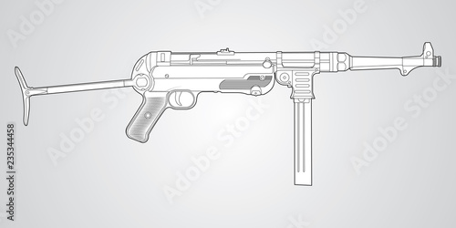 MP 40 submachine gun