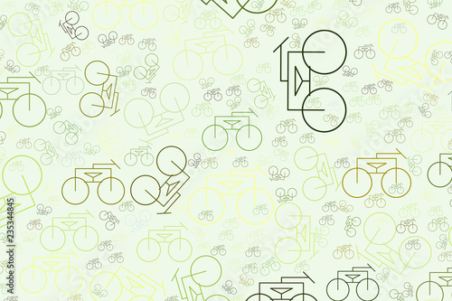Outline of bicycle background hand drawn, good for graphic design. Backdrop, colorful, drawing & wallpaper.
