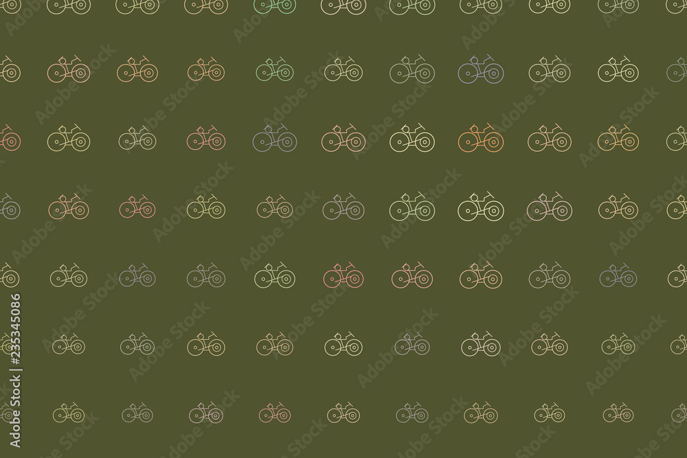 Decorative and hand drawn outline of bicycle illustrations. Template, graphic, drawing & art. Decorative and hand drawn outline of bicycle illustrations. Template, graphic, drawing & art.