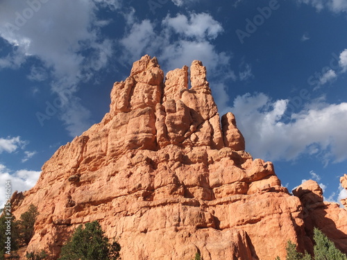red rocks and blue sky