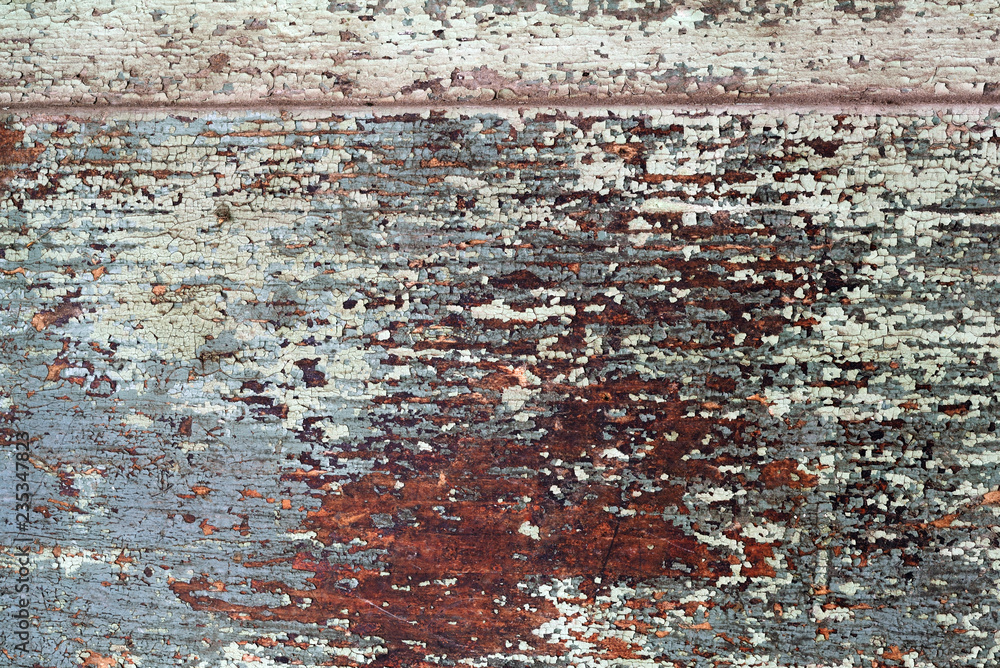 Obraz premium texture vecchio legno scrostato