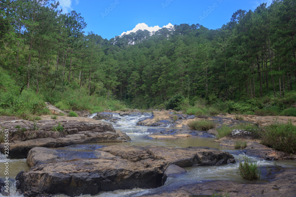 beautiful waterfall close to dalat in vietnam beautiful waterfall close to dalat in vietnam