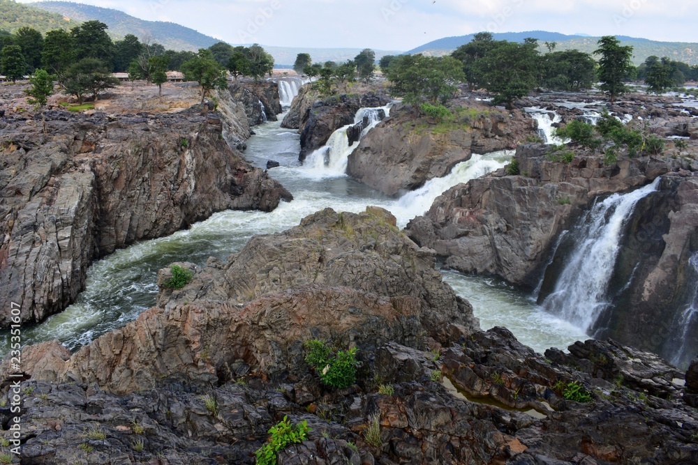 Hogenakkal Falls in Full Flow
