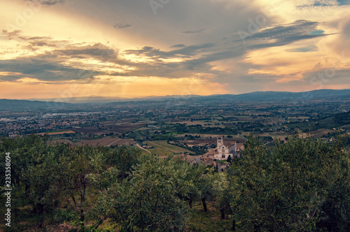 The Neighborhood of Assisi. Umbria, Italy.