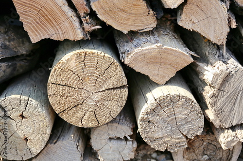 the texture of old firewood
