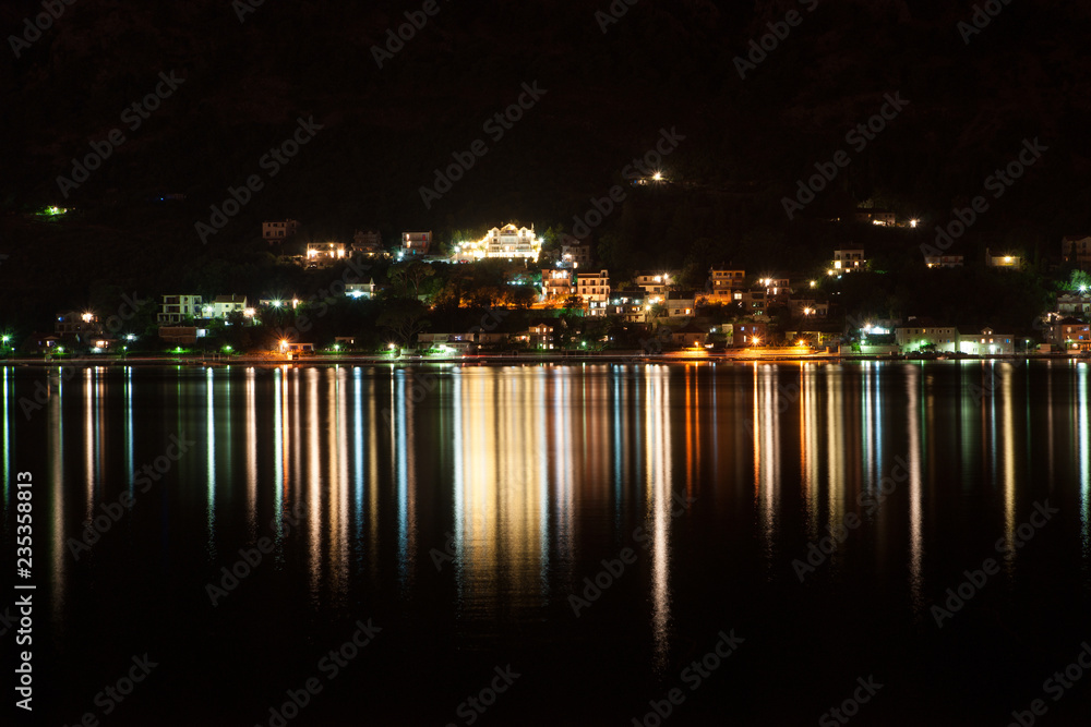 Night view of Kotor