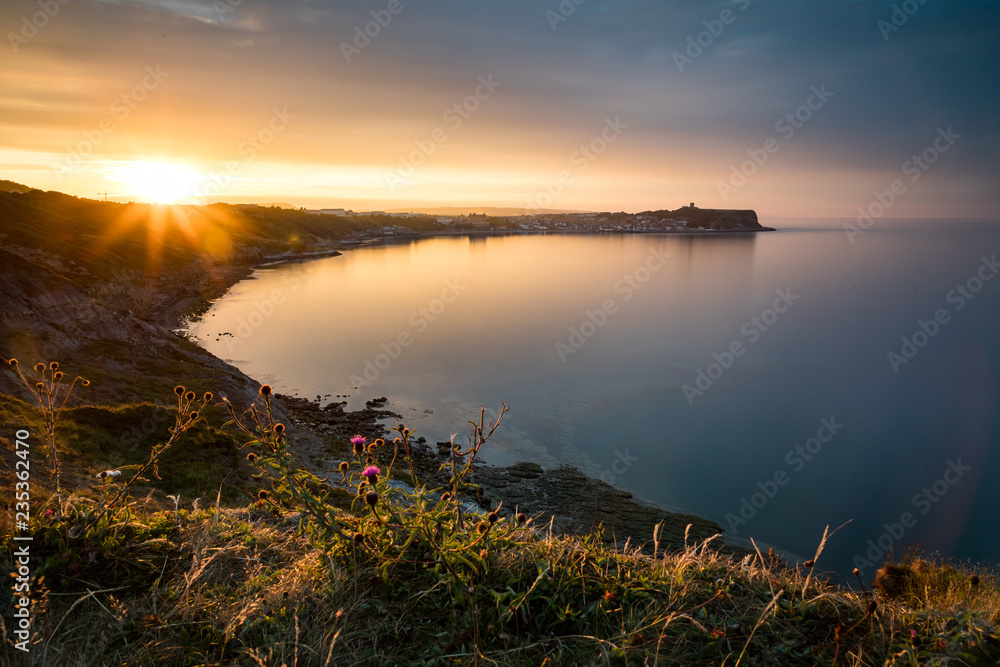 Sunset over Scarborough