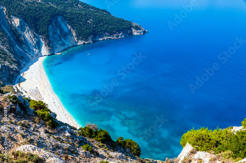 Griechenland, Ionisches Meer, Kefalonia, Myrtos Beach
