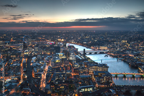 London's sight from the Shard building