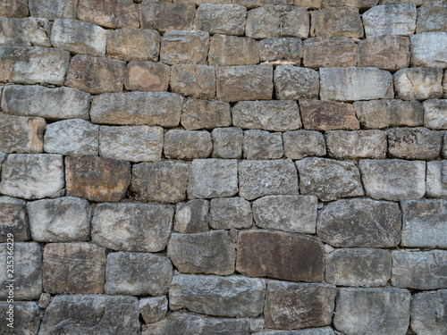 Texture, grey stone wall