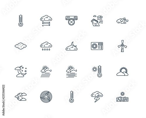 Set Of 20 Universal Editable Icons. Includes Elements Such As Dr