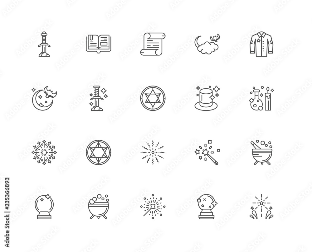 Simple Set of 20 Vector Line Icon. Contains such Icons as Firewo Simple Set of 20 Vector Line Icon. Contains such Icons as Firewo
