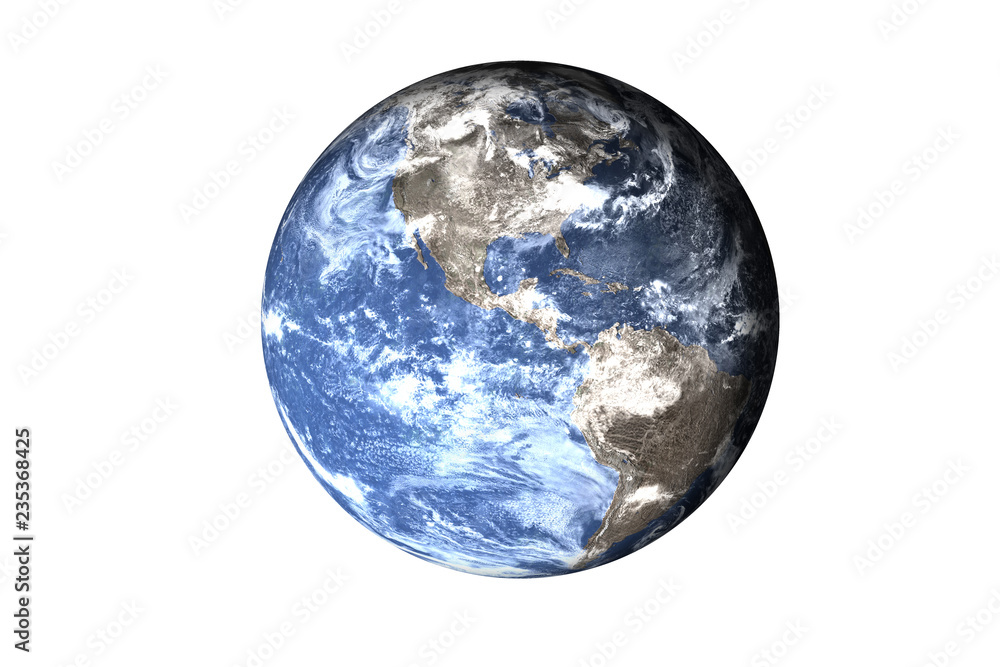 Global cooling on the Planet Earth with shadow of solar system isolated on white background. Climat concept. Elements of this image furnished by NASA. Global cooling on the Planet Earth with shadow of solar system isolated on white background. Climat concept. Elements of this image furnished by NASA.