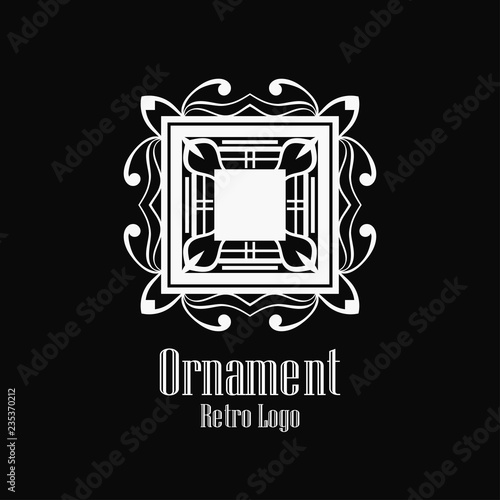 Art deco vintage logo