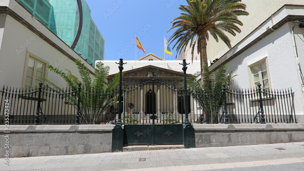 Parlamento de Canarias, Santa Cruz de Tenerife, Tenerife, Islas Canarias,  España Stock Photo | Adobe Stock