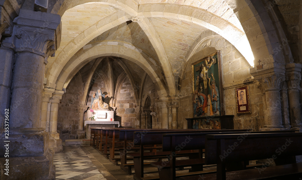 Cripta de la Catedral o Iglesia del Cristo. Santander, Cantabria