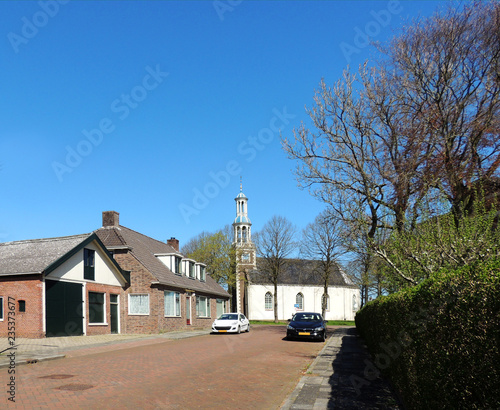 Medieval Reformed Church in Spijk, Netherlands photo