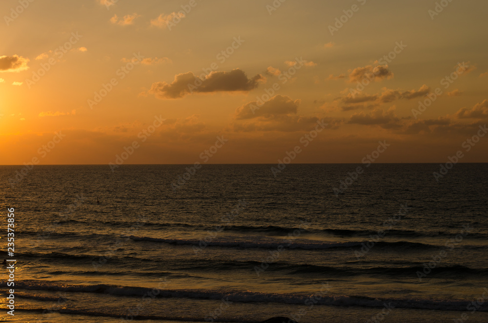 Sonnenuntergang Mittelmeer
