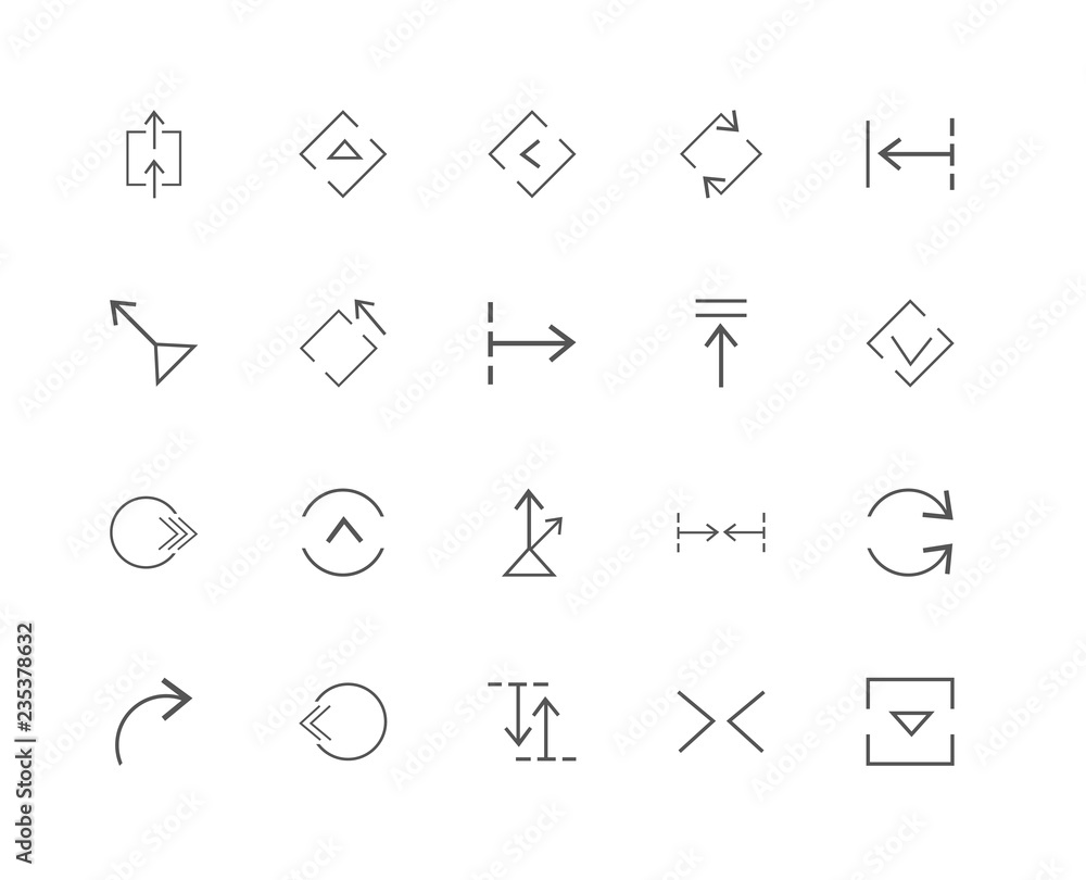 20 linear icons related to Down arrow, Minimize, Circuit, Rewind 20 linear icons related to Down arrow, Minimize, Circuit, Rewind